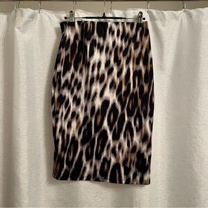 Leopard Print Women's Skirt